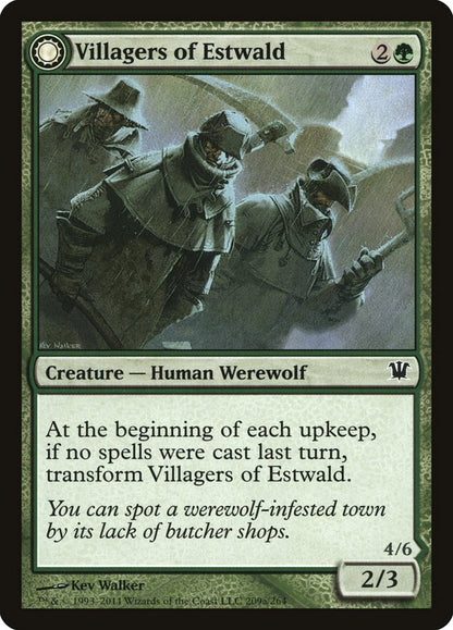 Villagers of Estwald // Howlpack of Estwald [Innistrad] Foil