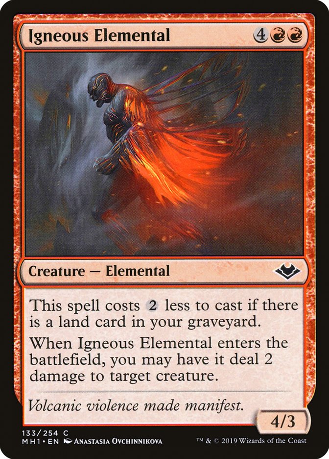 Igneous Elemental [Modern Horizons] Foil