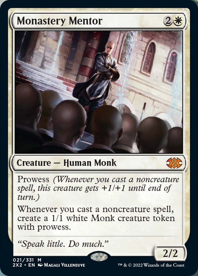 Monastery Mentor [Double Masters 2022] Foil