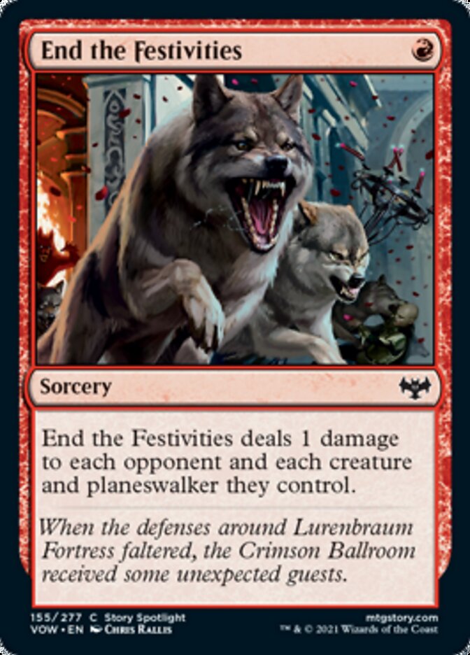 End the Festivities [Innistrad: Crimson Vow] Foil