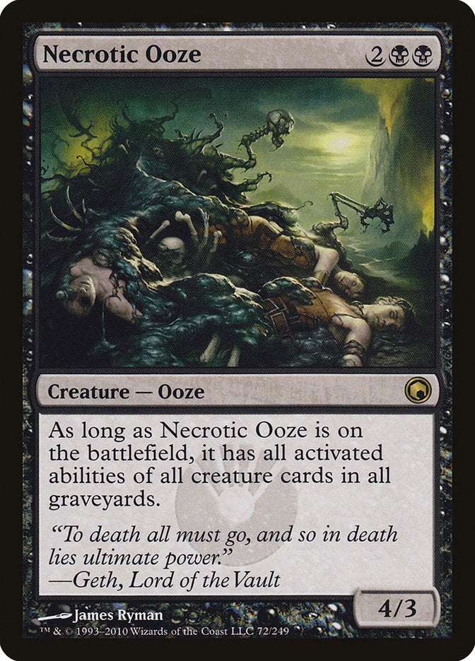 Necrotic Ooze [Scars of Mirrodin] Foil