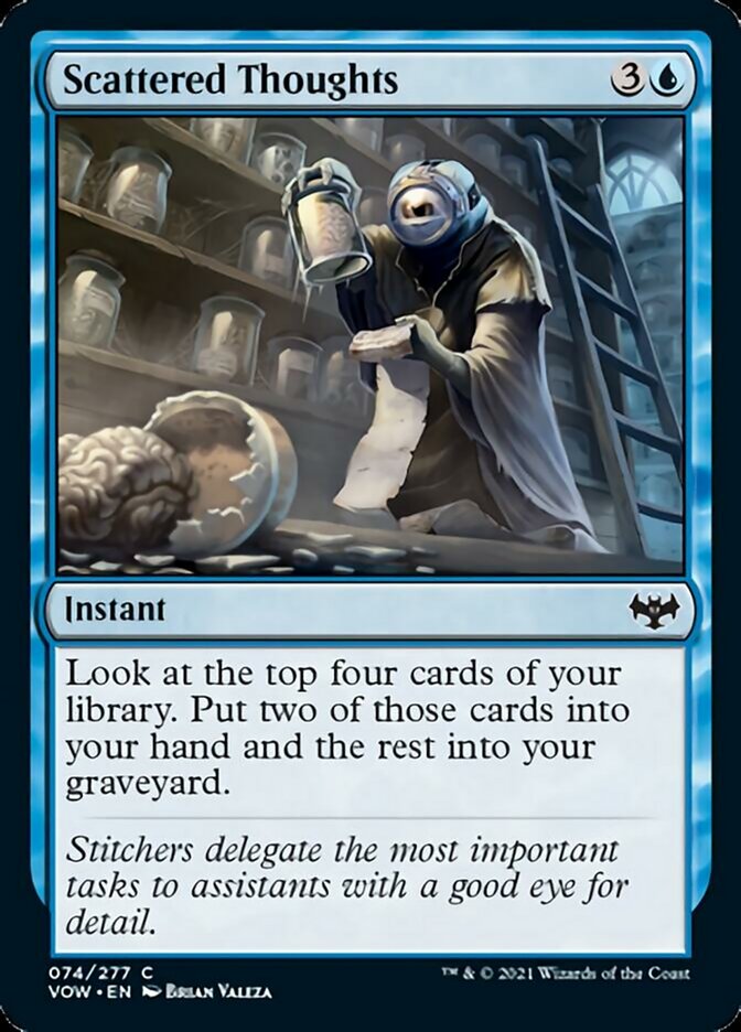 Scattered Thoughts [Innistrad: Crimson Vow] Foil
