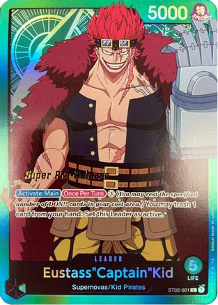 Eustass"Captain"Kid (001) (ST02-001) - [Super Pre-Release Starter Deck 2: Worst Generation] Foil