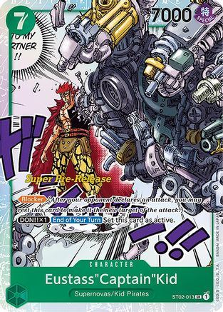 Eustass"Captain"Kid (013) (ST02-013) - [Super Pre-Release Starter Deck 2: Worst Generation] Foil
