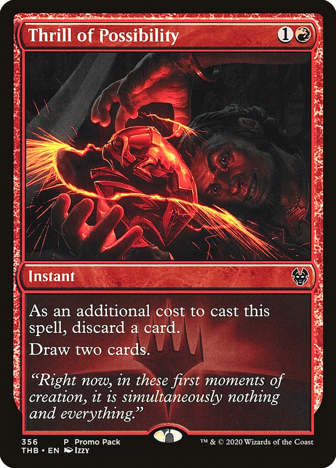 Thrill of Possibility (Promo Pack) [Theros Beyond Death Promos] Foil