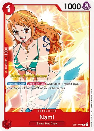 Nami (ST01-007) - [Super Pre-Release Starter Deck 1: Straw Hat Crew]