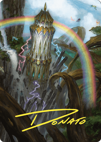Command Tower // Command Tower  [Commander Masters Art Series] (Borderless) Foil