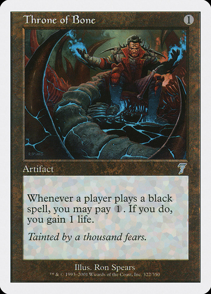 Throne of Bone [Seventh Edition] Foil