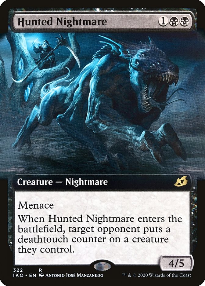 Hunted Nightmare (Extended Art) [Ikoria: Lair of Behemoths] Foil