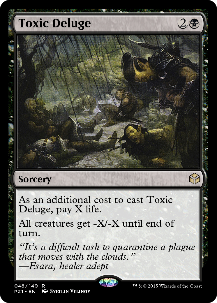 Toxic Deluge  [Legendary Cube Prize Pack] Foil