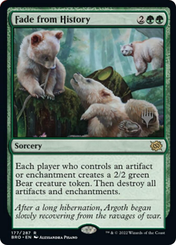 Fade from History (Promo Pack) [The Brothers' War Promos] Foil