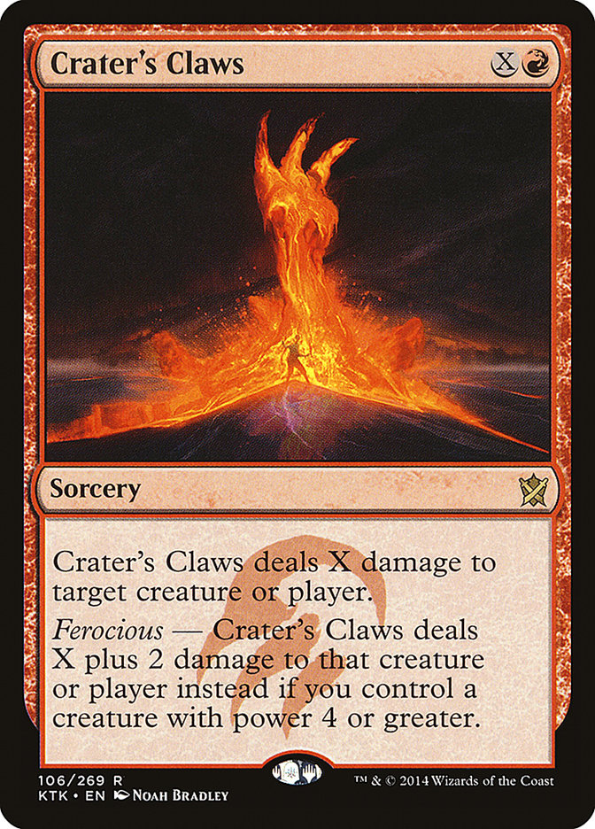 Crater's Claws [Khans of Tarkir] Foil