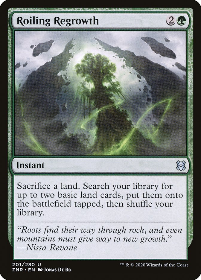 Roiling Regrowth [Zendikar Rising] Foil