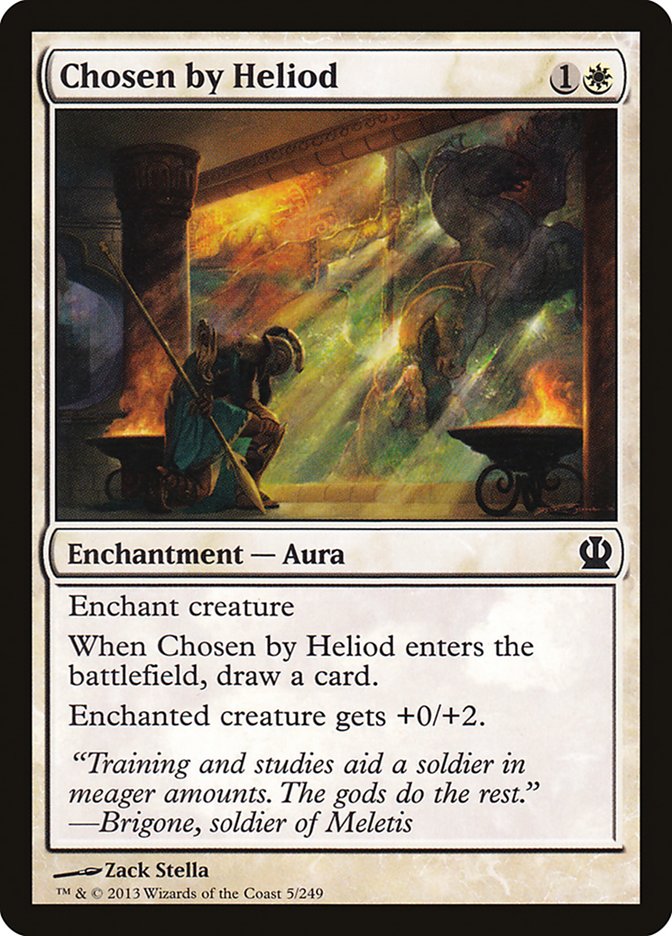 Chosen by Heliod [Theros] Foil