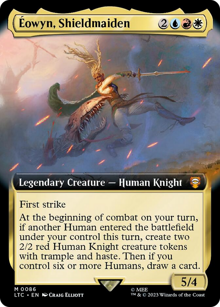 Eowyn, Shieldmaiden (Extended Art) [The Lord of the Rings: Tales of Middle-Earth Commander] Foil