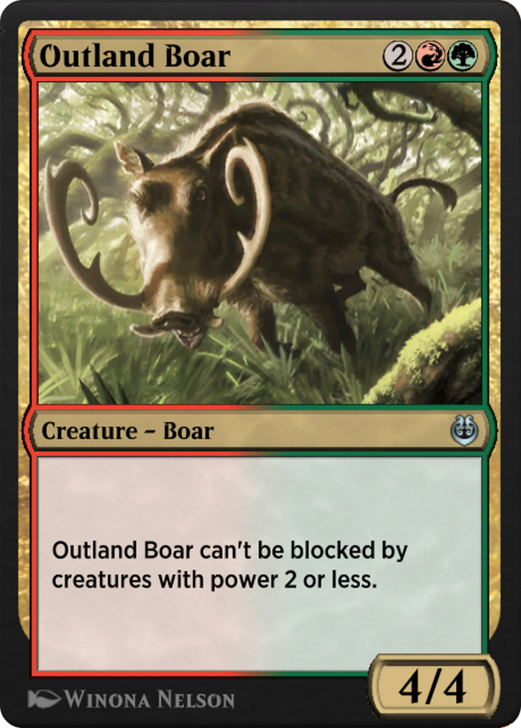 Outland Boar  [Kaladesh Remastered]