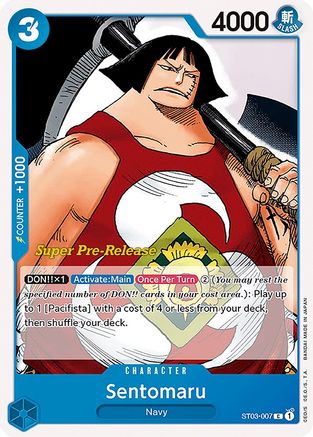 Sentomaru (ST03-007) - [Super Pre-Release Starter Deck 3: The Seven Warlords of the Sea]