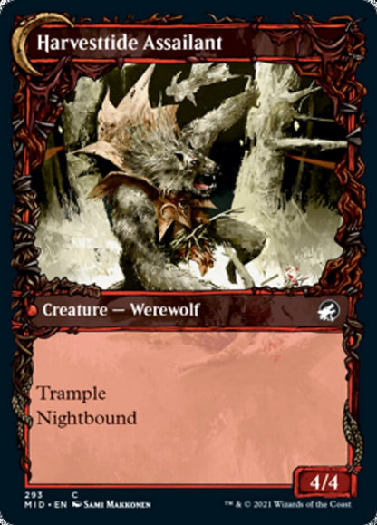 Harvesttide Infiltrator // Harvesttide Assailant (Showcase Equinox) [Innistrad: Midnight Hunt] Foil