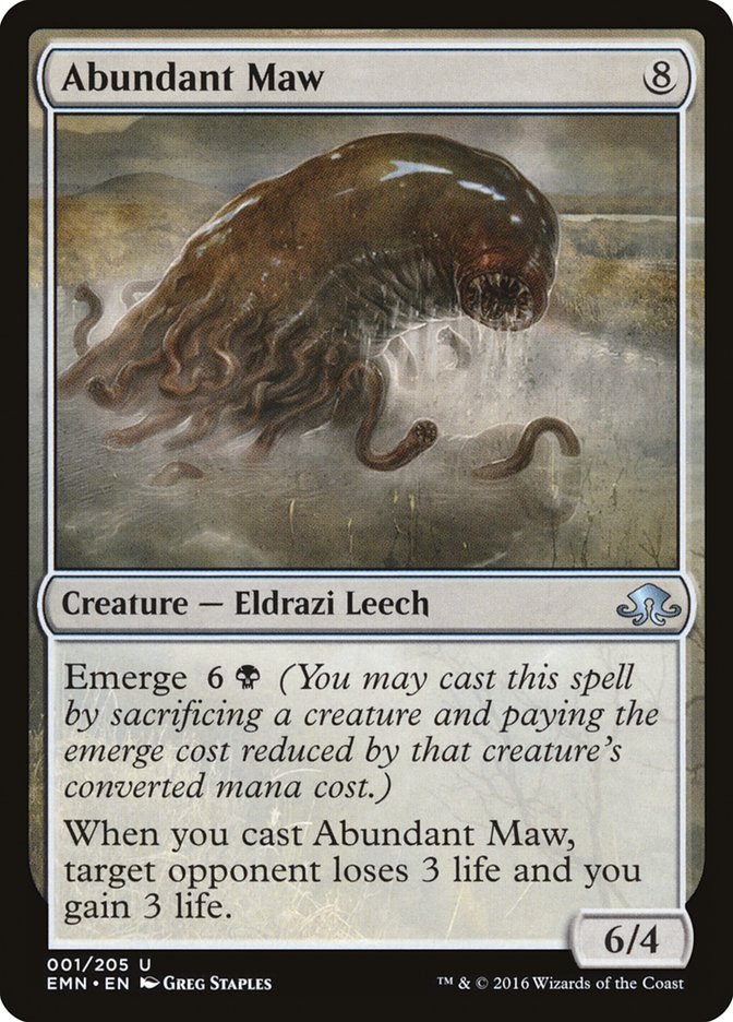 Abundant Maw [Eldritch Moon] Foil