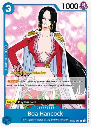 Boa Hancock (ST03-013) - [Super Pre-Release Starter Deck 3: The Seven Warlords of the Sea]
