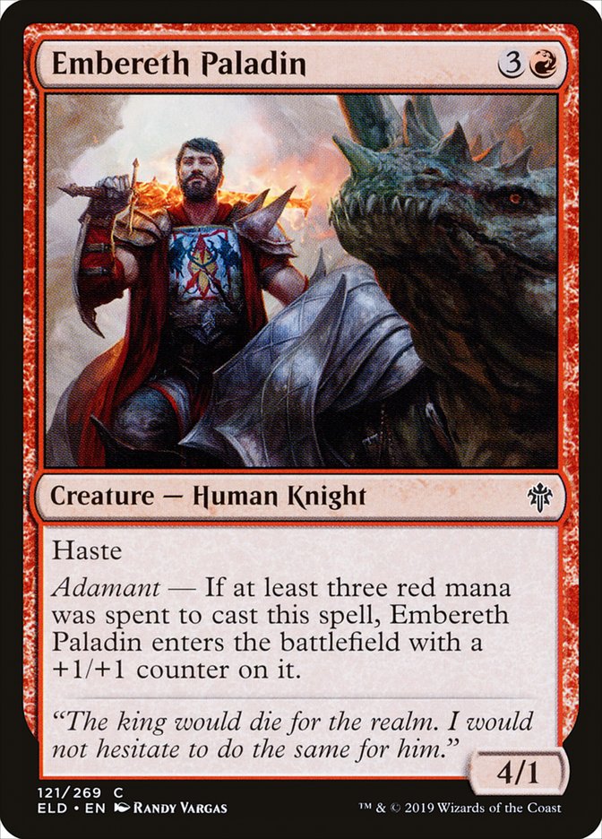 Embereth Paladin [Throne of Eldraine] Foil