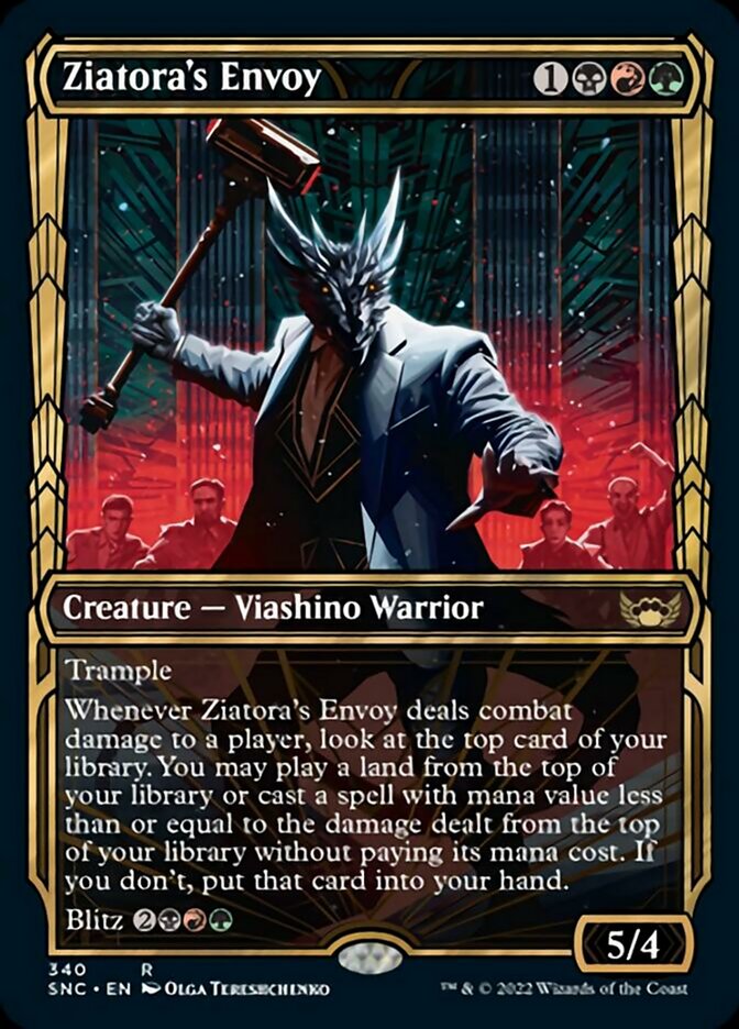 Ziatora's Envoy (Showcase Golden Age) [Streets of New Capenna] Foil