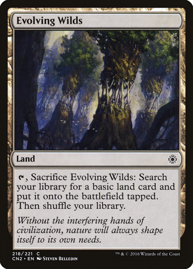 Evolving Wilds [Conspiracy: Take the Crown] Foil