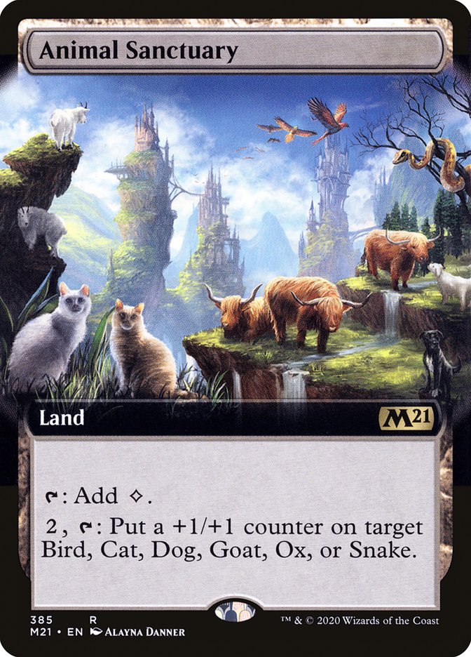 Animal Sanctuary (Extended Art) [Core Set 2021] Foil