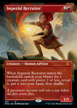 Imperial Recruiter (Borderless Alternate Art) [Modern Horizons 2] Foil