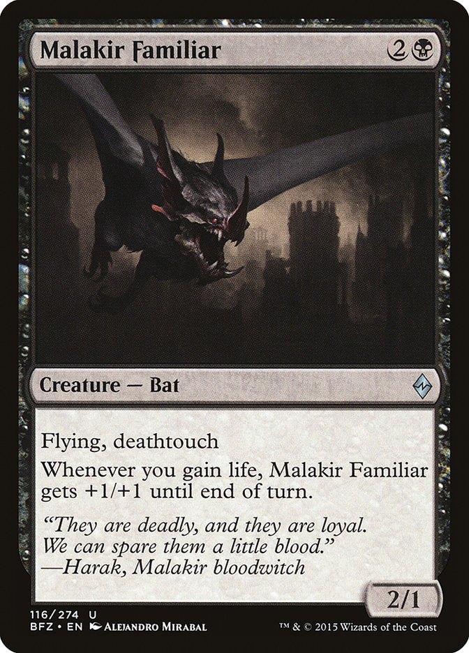 Malakir Familiar [Battle for Zendikar] Foil