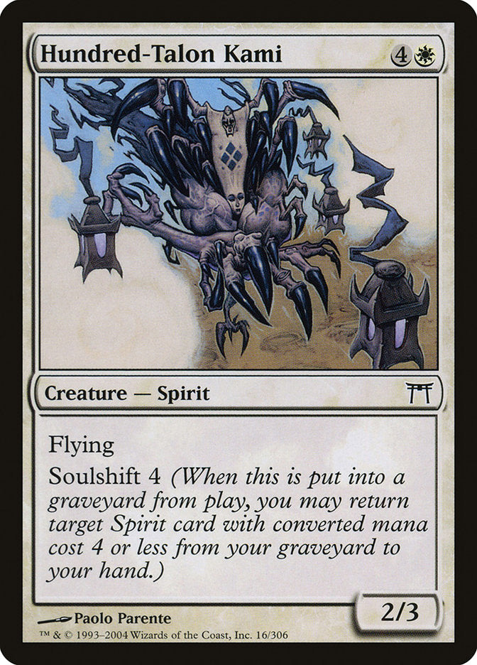 Hundred-Talon Kami [Champions of Kamigawa] Foil