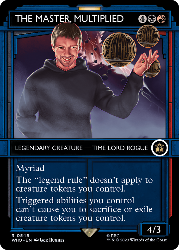The Master, Multiplied (Showcase) [Doctor Who] Foil