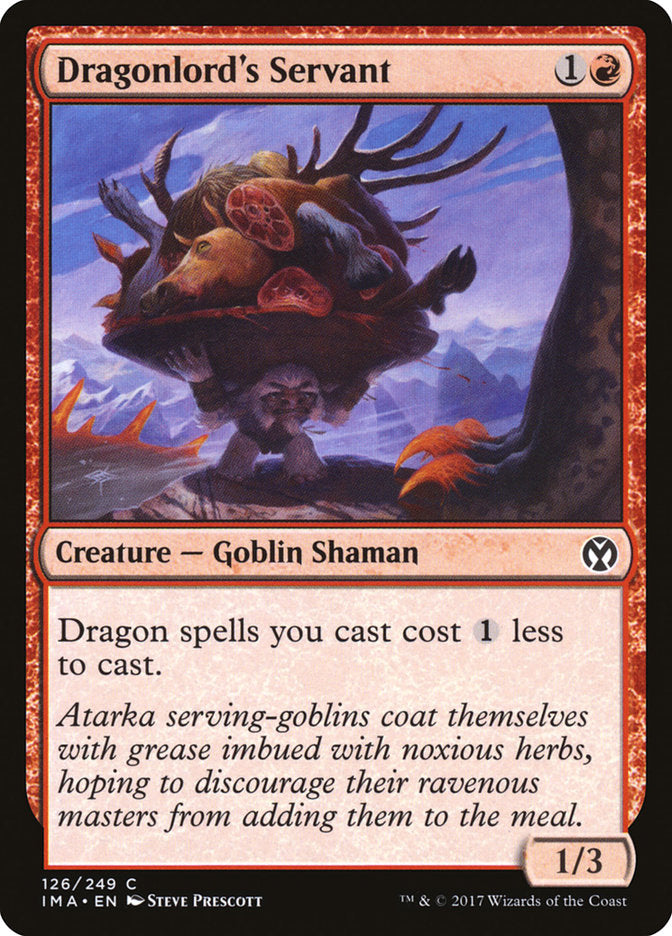 Dragonlord's Servant [Iconic Masters] Foil