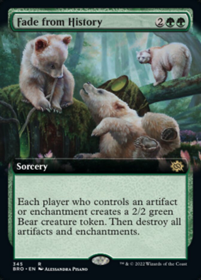 Fade from History (Extended Art) [The Brothers' War] Foil