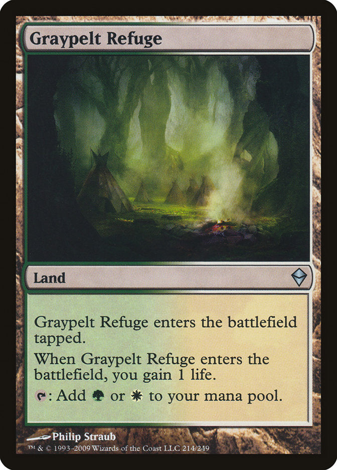 Graypelt Refuge [Zendikar] Foil