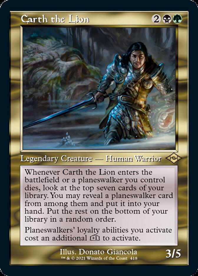 Carth the Lion (Retro) [Modern Horizons 2] Foil