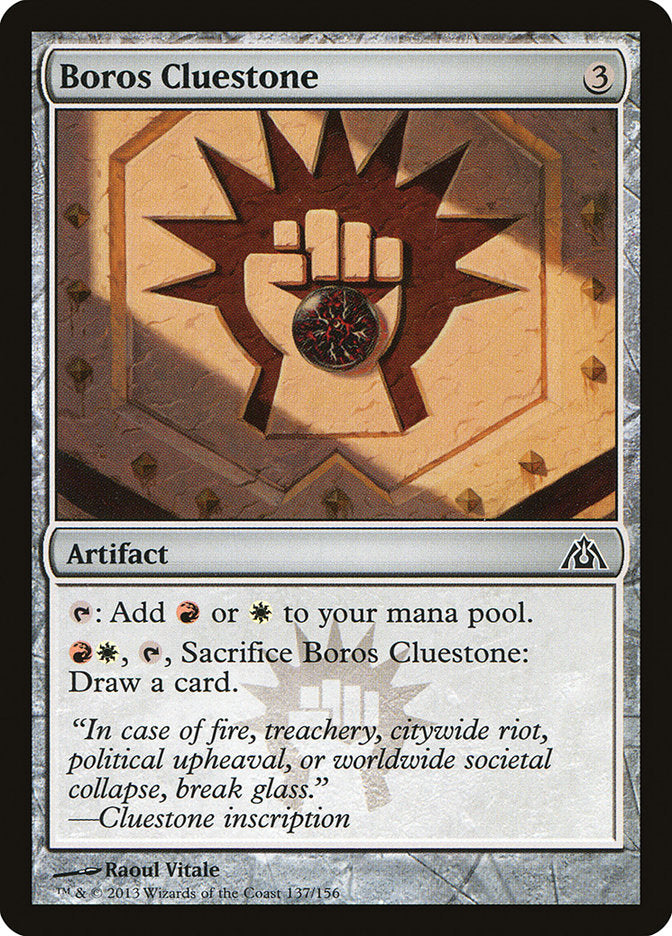 Boros Cluestone [Dragon's Maze] Foil