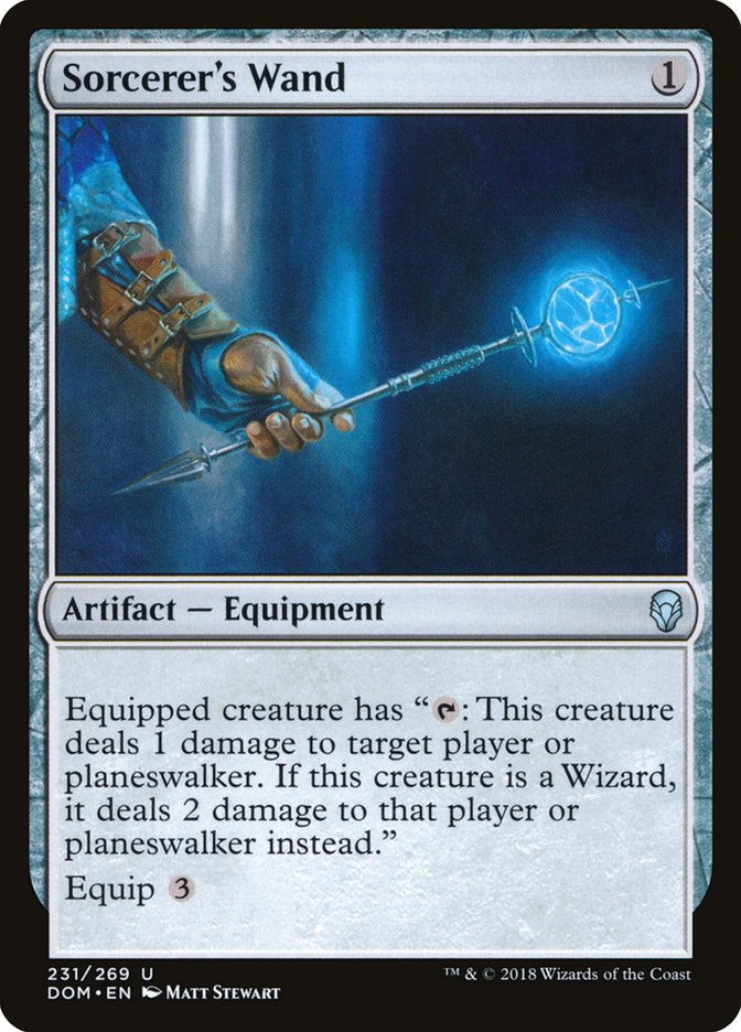 Sorcerer's Wand [Dominaria] Foil