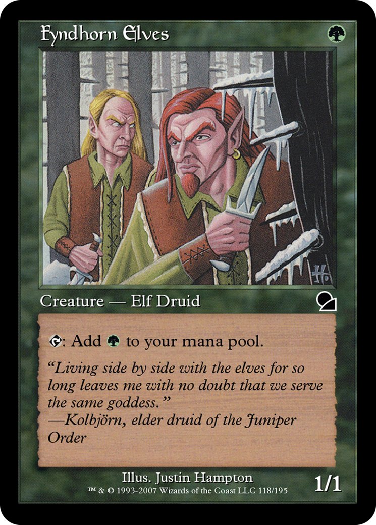 Fyndhorn Elves  [Masters Edition]