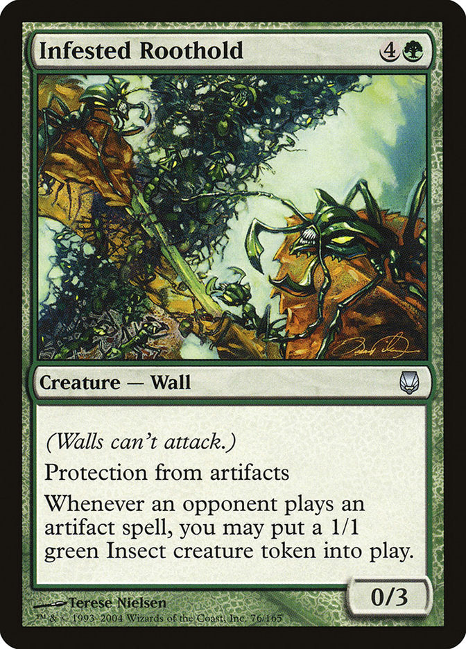 Infested Roothold [Darksteel] Foil
