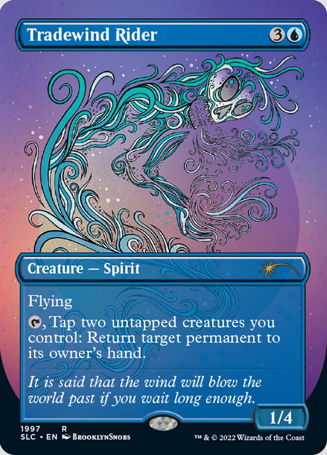 Tradewind Rider (Borderless) [Secret Lair 30th Anniversary Countdown Kit] Foil