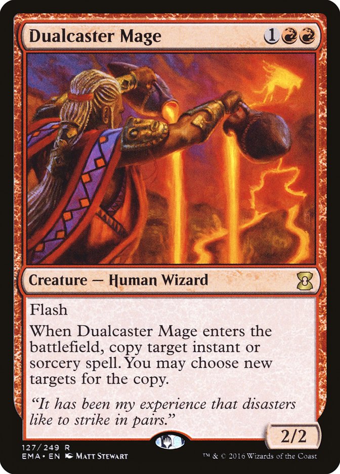 Dualcaster Mage [Eternal Masters] Foil