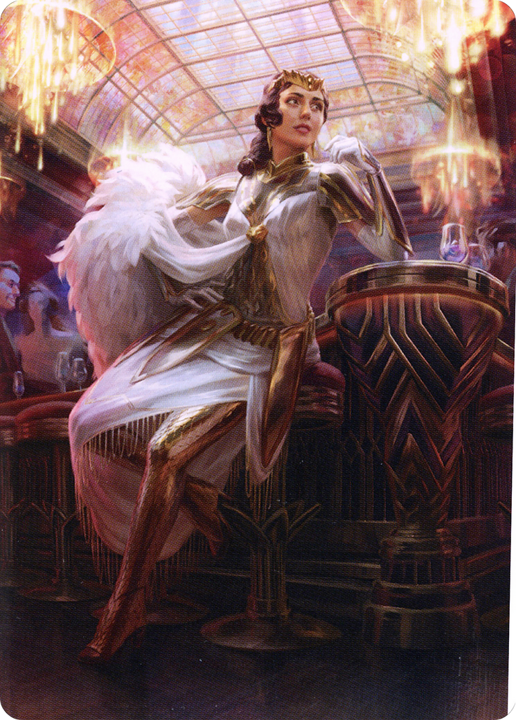 Elspeth Resplendent // Elspeth Resplendent  [New Capenna Art Series] (Borderless) Foil