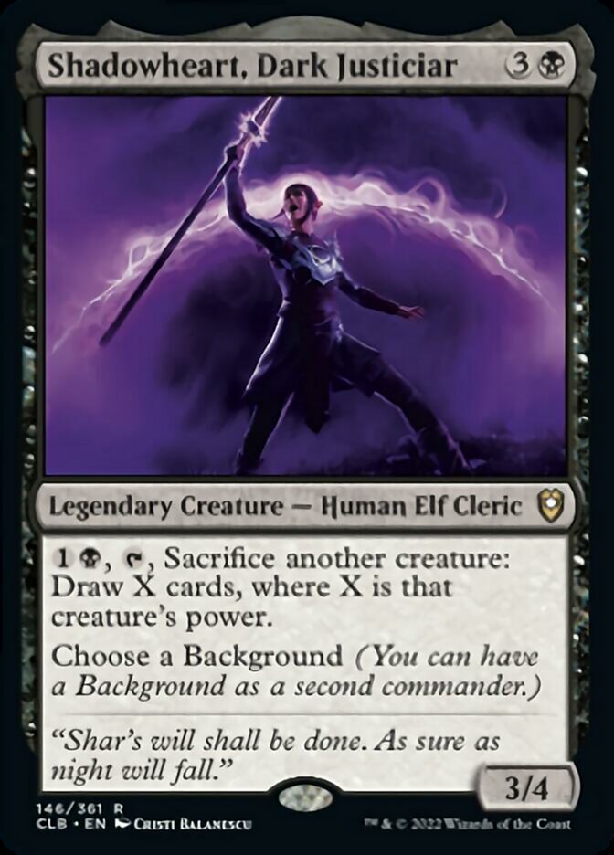 Shadowheart, Dark Justiciar [Commander Legends: Battle for Baldur's Gate] Foil