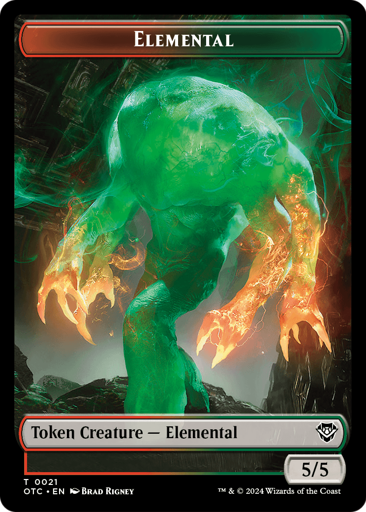 Elemental  [Outlaws of Thunder Junction Commander Tokens]