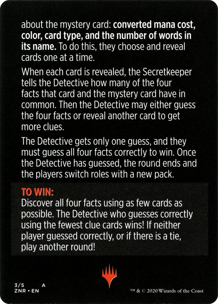 Booster Sleuth // Booster Sleuth (cont'd)  [Zendikar Rising Minigames]
