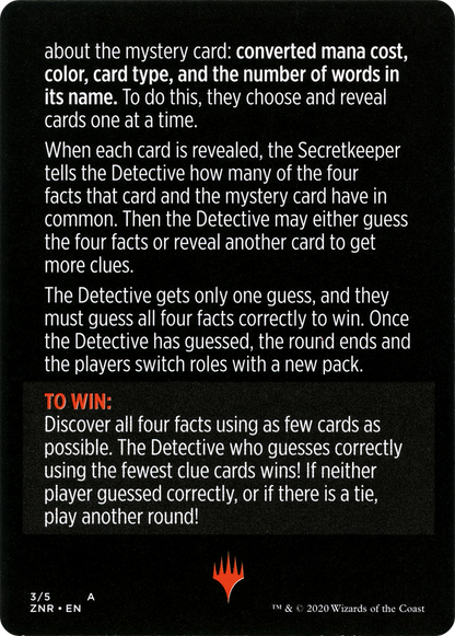 Booster Sleuth // Booster Sleuth (cont'd)  [Zendikar Rising Minigames]