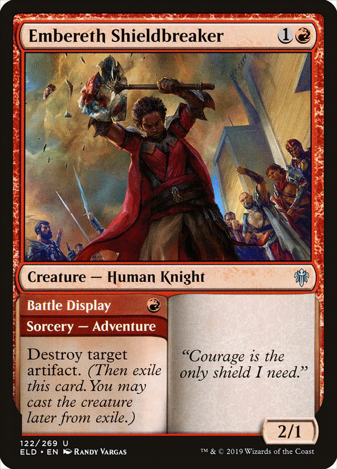 Embereth Shieldbreaker // Battle Display [Throne of Eldraine] Foil