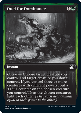Duel for Dominance [Innistrad: Double Feature] Foil