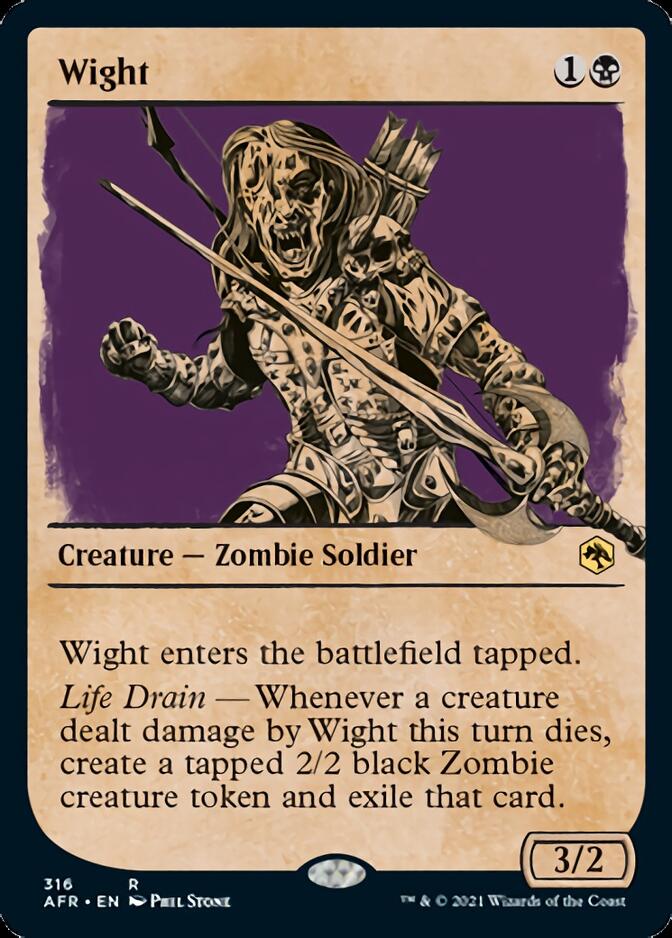 Wight (Showcase) [Dungeons & Dragons: Adventures in the Forgotten Realms] Foil